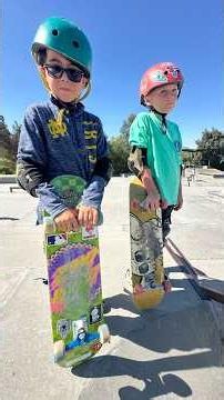 Bode And Gannon Love Skate Camp! #qualityskateboardlessons #summerofgoals