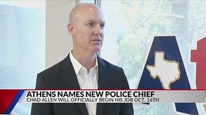 Athens names Chad Allen new Police Chief