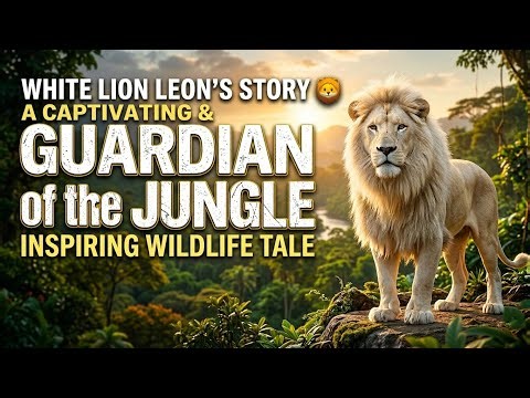 White Lion Leon’s Story 🦁 | Guardian of the Jungle | Inspiring Wildlife Tale