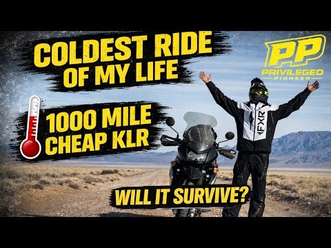 I Rode A CHEAP Bike Off Facebook 1000 Miles Through The FREEZING Utah Desert In January