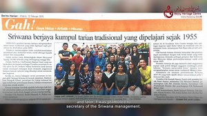 Fauziah Hanom Yusof leads SRIWANA as the president and artistic director. Fauziah began dancing at community centres before joining Sriwana and eventually leading and managing the group. Over the years, Sriwana has performed in numerous local productions both in the commercial and private sector. The group has also travelled outside of Singapore to countries like China, Inner Mongolia, Indonesia and Malaysia for various dance and culture festivals. Our Intangible Cultural Heritage conversation s