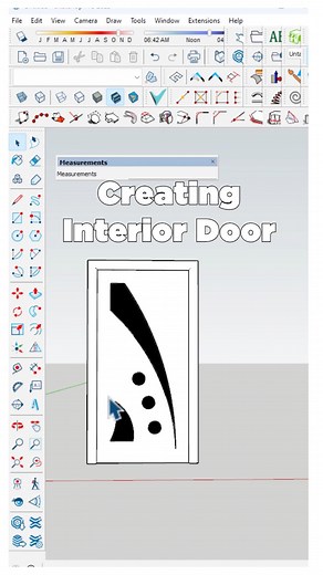 20K views · 329 reactions | Creating an ‘interior door’ in SketchUp...