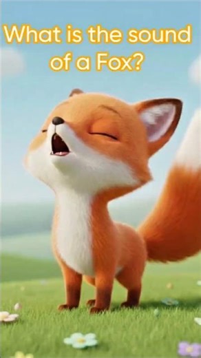 What sound does a fox make? #viralshorts #animals