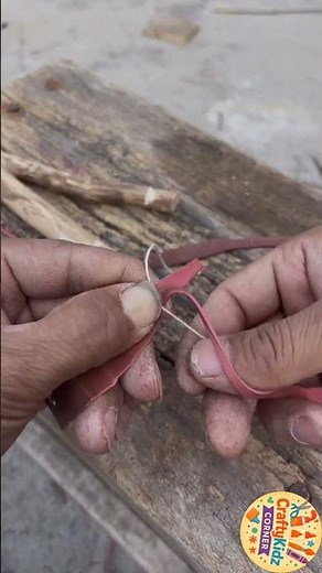 DIY Wooden Slingshot Making | Simple Handmade Catapult Tutorial | CraftyKidz Corner