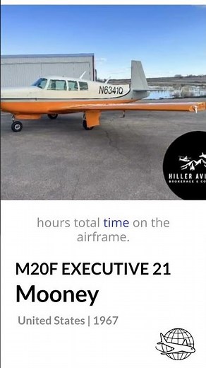 1967 Mooney M20F Executive 21 For Sale: VFR Certified Classic Aircraft!