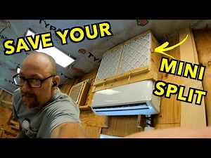 Mini Split Dust Filter, A Must Have In The Woodshop.