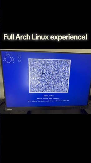 The Full Arch Linux Experience!#linux #techgirl #arch #techtok #minipc #archlinux #gnulinux #fyp