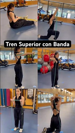🔥Rutina Tren Superior con BANDA💥