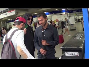 Blues Dealer Approaches a Street Piano - Guys Leave