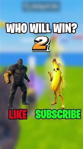 WE GOT MONKEY VS BANANA IN FORTNITE💀 #fortnite #fortniteshorts
