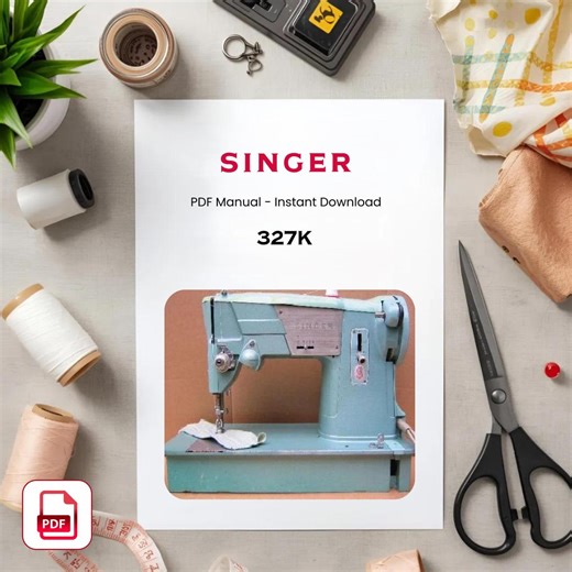Singer 327k Sewing Machine Manual – Vintage User Guide (PDF Download) - Etsy