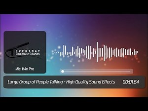 Large Group of People Talking | HQ Sound Effect