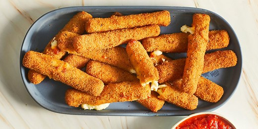 Fried Mozzarella Cheese Sticks