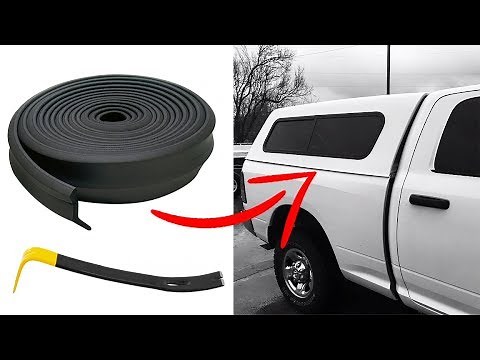 Garage Door Seal on a Truck Camper Shell