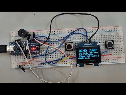🦖 Arduino Nano ile DINO JUMP OYUNU!