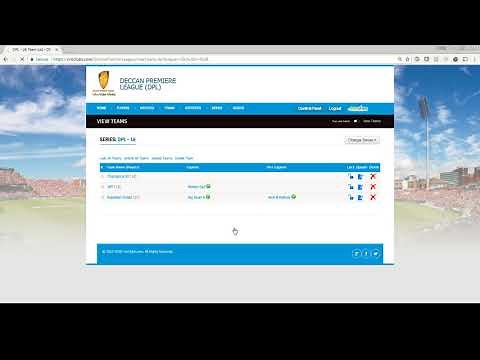 Cricclubs Demo 12 - How to add an existing player to a new tournament