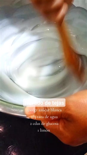 El verdadero nevado (baño blanco) de las tradicionales tejas de Ica - Perú 🇵🇪 💯✅ También deseas aprender? Escribe a mi WS 961457259 👩🏽‍🍳🙋🏽‍♀️ | Gicela Ramos Quispe