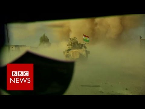 Inside the Kurdish advance on Mosul - BBC News