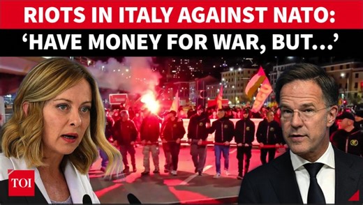 #Italy’s ports were brought to a standstill as dockworkers, students, and unions launched a nationwide strike against war, rearmament, and the militarization of port infrastructure. Massive protests erupted in #Genoa and spread across key #port cities, with demonstrators accusing European governments of prioritizing military spending over public services. The strike was part of a wider international action across #Mediterranean ports, driven by solidarity with Palestine and opposition to arms sh