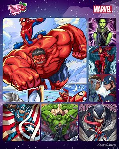 Enjoy Free Marvel Images | Happy Color - Color by Number