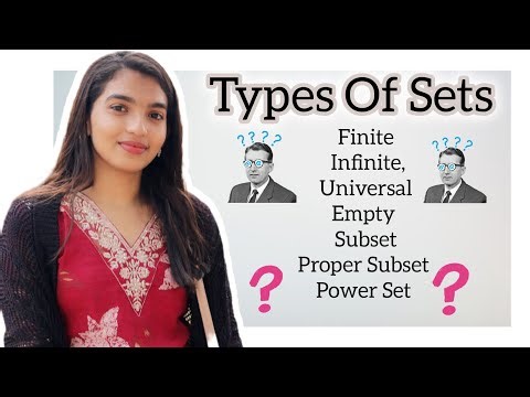 Types of Sets 🔥 Class 11 Maths Chapter 1 | Complete Explanation (CBSE/ISC)