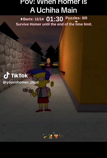 Homer Uchiha got cooked🙏👀 l TAGS #homer #bart #sweaty #roblox #robloxfyp