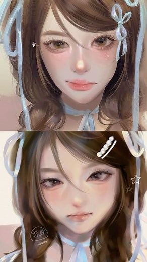 나른 on Instagram: "two artists one reference #그림 #drawing"