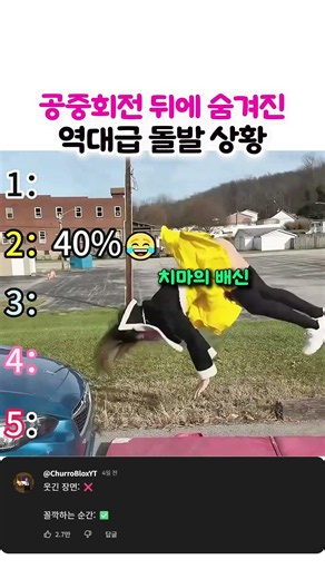 역대급 웃긴 돌발 상황 영상 TOP5