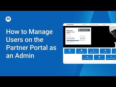 How to Manage Users on the Partner Portal as an Admin