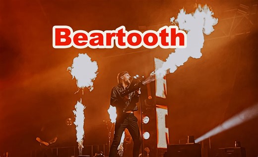 好听爆爽！大牌金属核Beartooth伦敦亚历山大宫开场曲The Surface现场