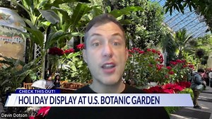 Holiday display returns to US Botanic Garden