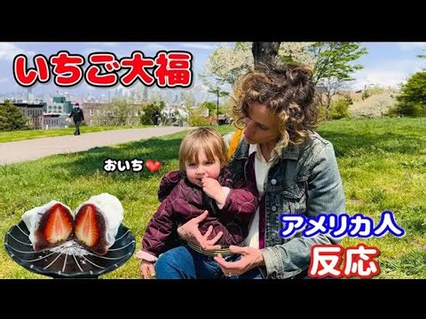 【海外の反応】「イチゴ大福」を アメリカの人達に食べてもらった結果