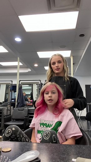 Pink Halo Hair Dye Tutorial for Cosmetology Students