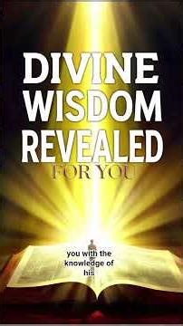 Unlock God’s Guidance: 10 Powerful Scriptures for Insight#DivineInsight#GodsWisdom