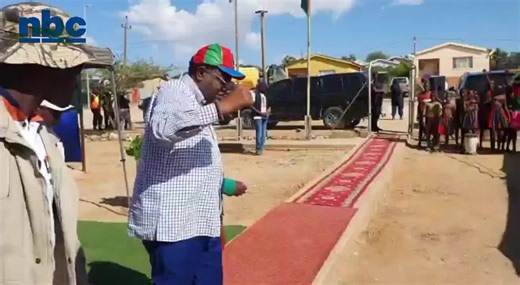 17K views · 491 reactions | SWAPO@62 | President Hage Geingob has arrived at the Opuwo Swapo party office, Kunene Region, where he is to have a public engagement with regional leadership and members. At the event, Swapo Regional Treasurer Julius Kaujova is expected to give presentations on the party's regional submissions. Geingob will deliver the keynote address. Report: Faith Sankwasa #nbcnews #nbcDSTV282 #nbcdigitalnews | NBC Digital News | Facebook