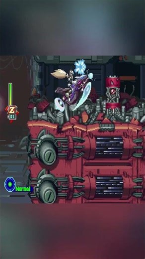 Mega Man X5 Squid Adler Ride Stage Energy Collection 还记得这段飞车关卡吗？#shorts #gaming #retrogaming