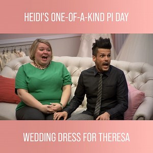 A mathematician bride chooses a custom wedding dress that references her love for the number Pi. #BrideByDesign Watch full episodes on discovery : https://bit.ly/3HfHr6e | Love Weddings