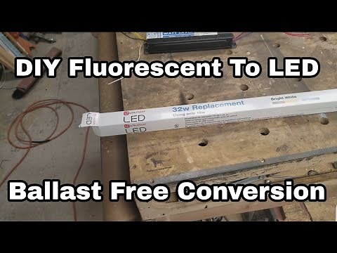 How To Convert Fluorescent Lights into Ballast Free LED