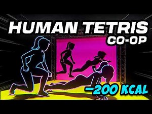 High Quality Human Tetris х 2 Player Co-op👭| –200 kcal | Immersive Interactive Warm Up #4