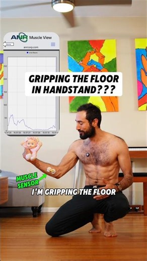 How to grip the floor in a handstand? how much and how steady