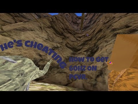 How to get 60hz on pcvr. (Gorilla Tag)