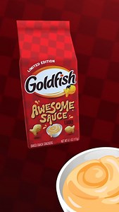 We bet you’ve never tasted a flavor this awesome. NEW Goldfish Awesome Sauce flavored crackers are swimming onto a shelf near you, for a limited time starting in June! | Goldfish