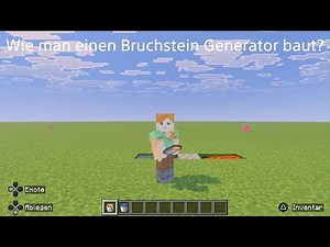 ein Tutorial Wie man einen Bruchstein Generator baut in Minecraft?