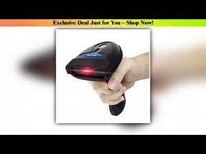 Get NETUM NT-1698W Handheld Wirelress Barcode Scanner AND NT-1228BL Bluetooth 1D/2D QR Bar Code Read