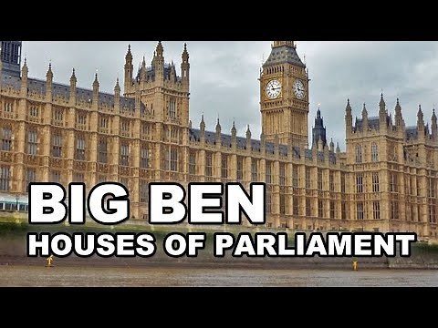 Big Ben clock tower -- Houses of Parliament, London