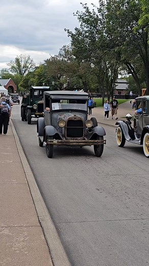 287K views · 6.6K reactions | 1928 Ford Model A Pickup Truck Unrestored Drive By Engine Sound Old Car Festival Greenfield Village | Casey Faitel | Facebook