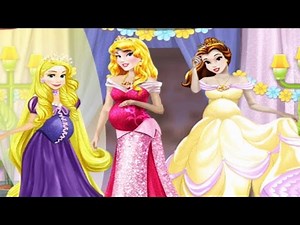 Pregnant Princesses Dressup - Disney Princess Aurora, Rapunzel and Belle Pregnant Dressup Game