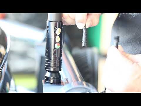 How to install Snake Racing 4FT Double 360 RGB Whip install