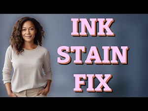 Can Rubbing Alcohol Quickly Remove Ink Stains from Clothes?