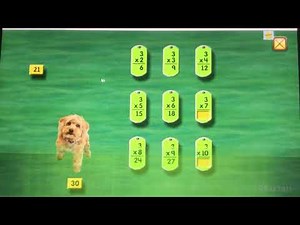 Starfall - Multiplication (3 x 3 = 9 / 3 x 10 = 30) Dog Day Song 🎵 🎶